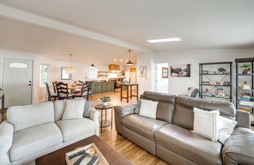 Clear Lake House | Lakefront Mount Vernon Home with Private Dock & Spa Access