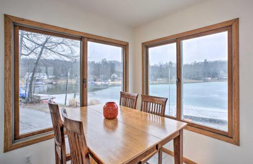 Newaygo House | Idyllic Lakefront Home in Newaygo with Private Dock & Kayaks