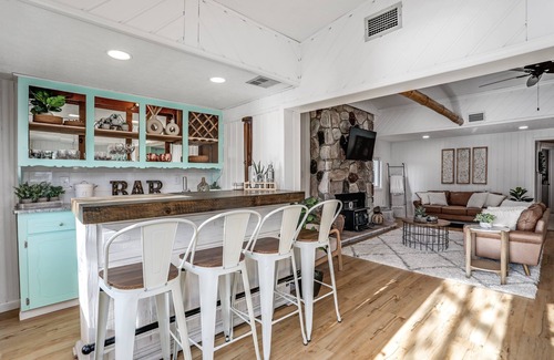 Gladwin House | Lakefront Oasis with Private Beach & Pool - 10/10 Rating!
