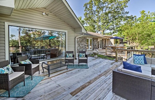 Rockwell House | Relaxing Hot Springs Oasis on Lake with Private Dock & Spa