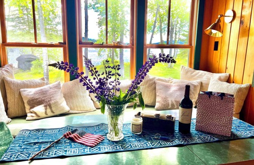 Rangeley Cabin | Lakefront Retreat at Smith's Cove: Pet Friendly & Scenic Views