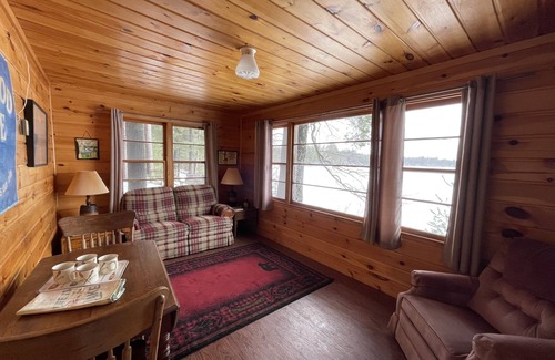 Lac du Flambeau Cabin | Lakefront Cabin with Private Dock - Family & Pet Friendly