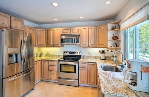 Otis House | Lakefront Otis Home: Breathtaking Views & Spa Retreat