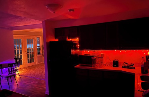 Pierceton House | Lakefront Haven: Vaulted Ceilings and Pet-Friendly Comfort
