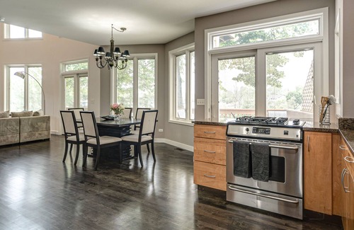 Lake Shangrila House | Lakefront Retreat with Pontoon Access & 9.8/10 Rating