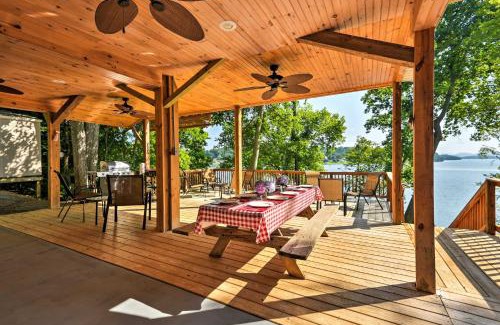 Rutledge House | Serene Lakefront Rutledge Home with Fire Pit & Dock Access
