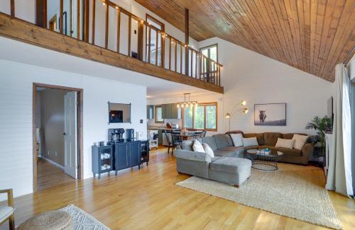 Sister Lakes House | Scenic Sister Lakes Vacation Rental with Private Dock