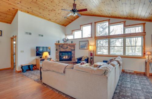 Tomahawk House | Inviting Lakefront Tomahawk Getaway with Deck & Fireplaces