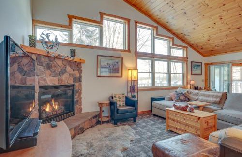 Tomahawk House | Inviting Lakefront Tomahawk Getaway with Deck & Fireplaces