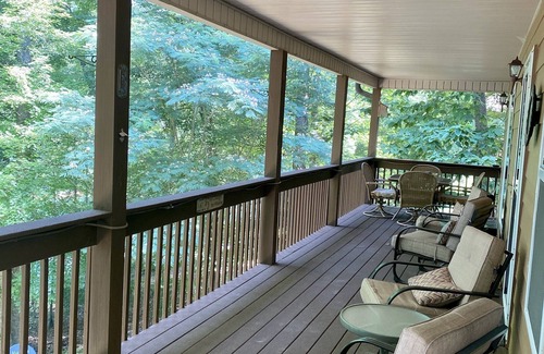 Big Creek House | Inviting Lakefront Home with Covered Dock in Big Creek