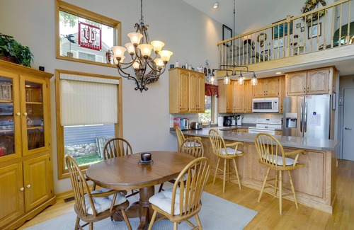 Vandalia House | Lakefront Vandalia Home with Boat Dock and Spa Amenities