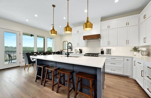 Spicewood House | Lakefront Modern Escape - Dockside Bliss with Pool & Spa!