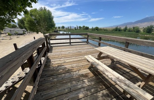 Olancha RV Rental | Pet-Friendly Lakeside Camping RV Spot Near Death Valley