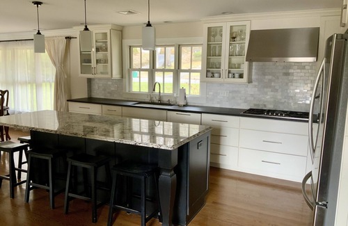 Trumbull House | Idyllic Lakeside Retreat: 4 Bedroom Home with Ocean Views