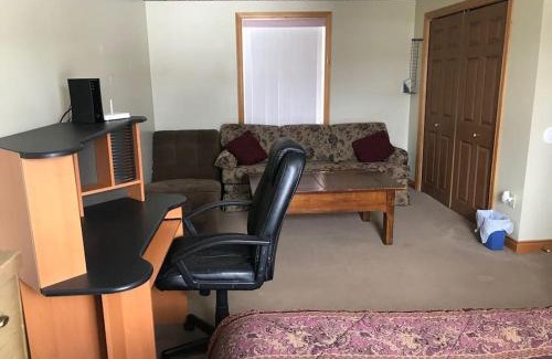 Presque Isle Apartment | Inviting Lakeside Getaway with Firepit and Gazebo