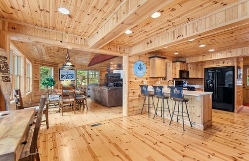 Gaylord Cabin | Relaxing Lakeview Cabin with Hot Tub & Family-Friendly Amenities