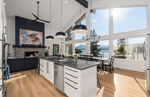Bonner County House | Inviting Home with Lake View & Family-Friendly Amenities
