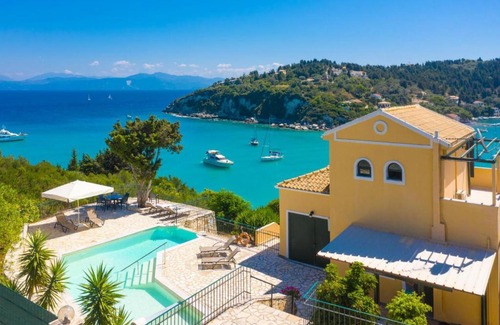 Lakka Villa | Discover Lakka Bay View Collection: Poolside Family Retreat
