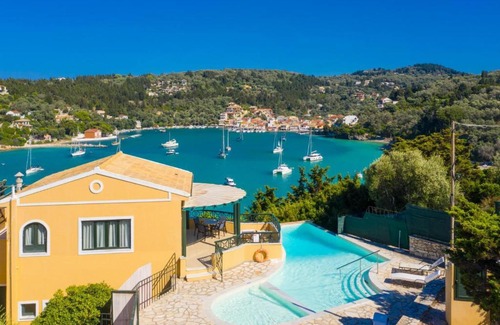 Lakka Villa | Discover Lakka Bay View Collection: Poolside Family Retreat