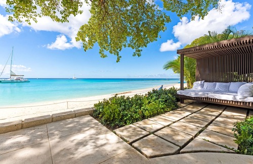 Sandy Lane Villa | Beachfront Landmark House in Saint James with Chef Services
