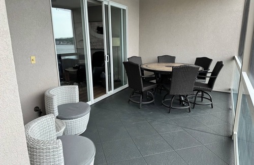 Osage Beach Condo | Lands End Luxury on the Water-Main Channel View-Free Boat Slip-No Stairs to Unit