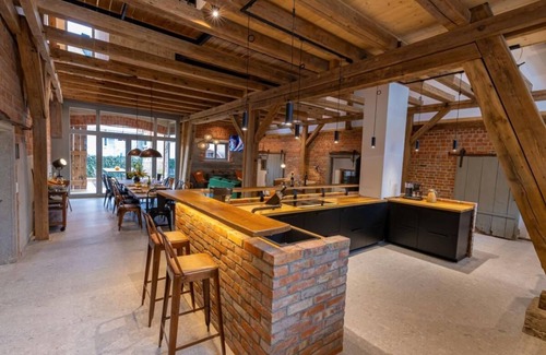 Rot am See House | Idyllic Retreat with Spa, Kitchen, and Cozy Fireplace
