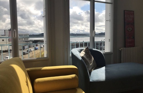 Douarnenez Apartment | Scenic Sea View Apartment Overlooking Rosmeur Port