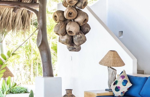 Mexican Riviera House | Large beach house sleeps 12, steps from the world-famous Saladita surf break.