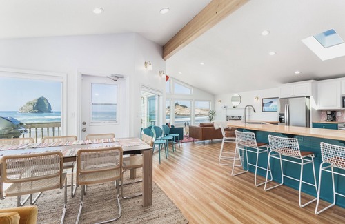 Pacific City House | Beachfront Haven with Ocean Views and Spa Amenities