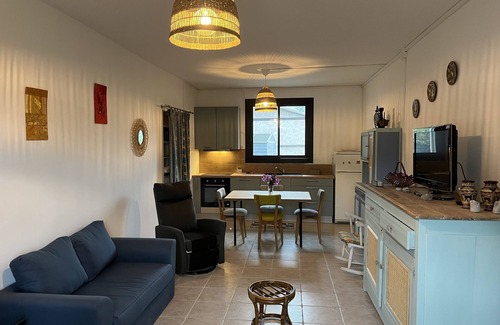Conca Apartment | Garden Apartment Steps from Tarco Beach with Ocean Views