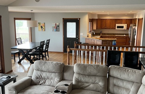 Boone House | Spacious Golf Course Home near ISU with Pool & Family Fun