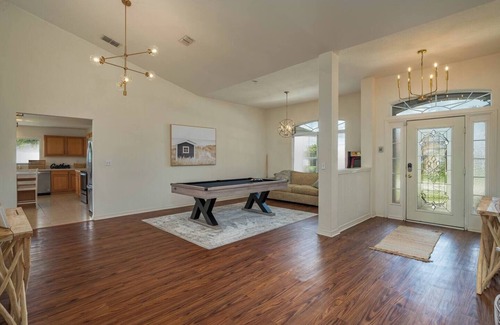 Lakeland House | Relaxing King Bed Suite with Fireside Hot Tub Access