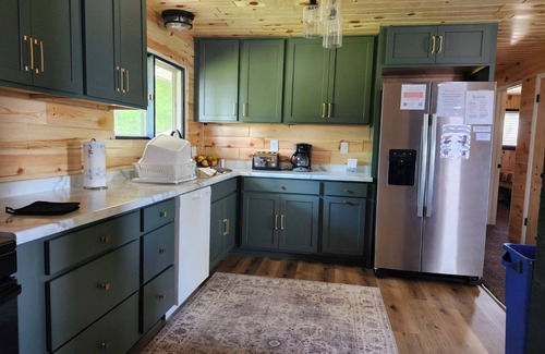Mercer House | Pet-Friendly Lake House on Scenic Snowmobile Trail