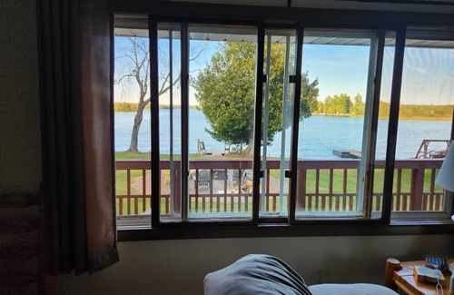 Mercer House | Pet-Friendly Lake House on Scenic Snowmobile Trail