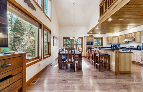 McCall Cabin | Inviting Log Cabin Retreat with Pool and Mountain Views