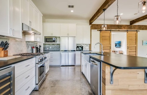 Wimberley House | Exquisite Blanco Riverfront Home with Pool & Spa Amenities