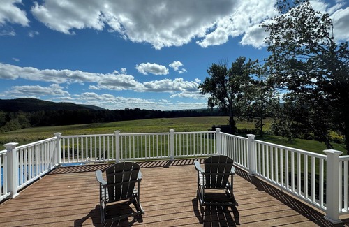 Pittsfield House | Large open floor plan. Private yet close to everything. Lovely meadow views