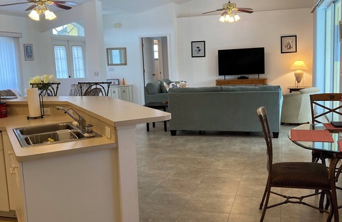 Diplomat House | Private Home on Fresh Water Canal with Heated Pool & Spa