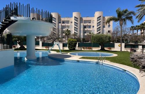 Playa de San Juan Apartment | Relaxed Terrace with Golf Views and Family-Friendly Amenities