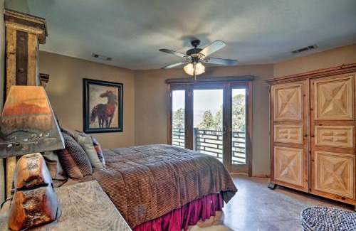 Ruidoso House | Captivating Ruidoso Home with Hot Tub & Scenic Views