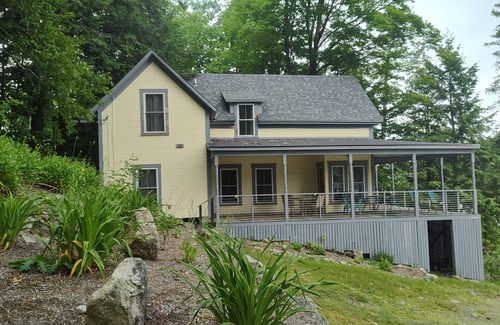 Sunapee House | Inviting Rustic Lake Home with Pool and Ocean Views