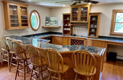 Falls House | Private Pool Oasis with Hot Tub, Gym & Game Room Retreat