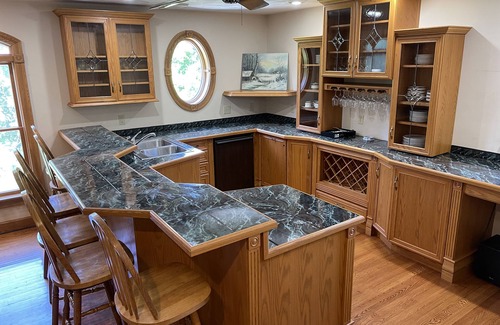 Falls House | Private Pool Oasis with Hot Tub, Gym & Game Room Retreat