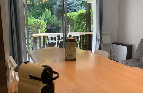 Barcelonnette Apartment | Spacious Studio with Garden, Pool & Spa Amenities