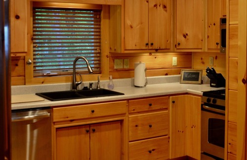 Vesta Cabin | Idyllic Cabin Retreat with Scenic Views of Pilot Mountain
