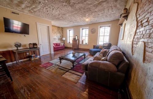 Fulton Apartment | Unique 2-Bedroom Game-Themed Loft with Family Amenities