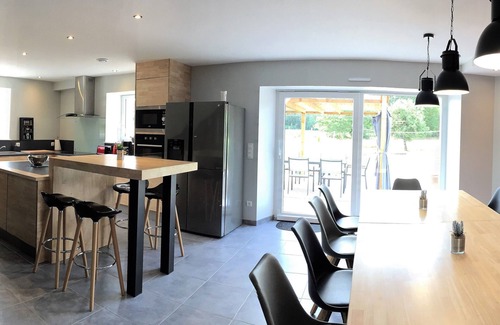 Plombieres-les-Bains House | Elegant Cottage with Sauna for Groups of 8 to 12 Guests