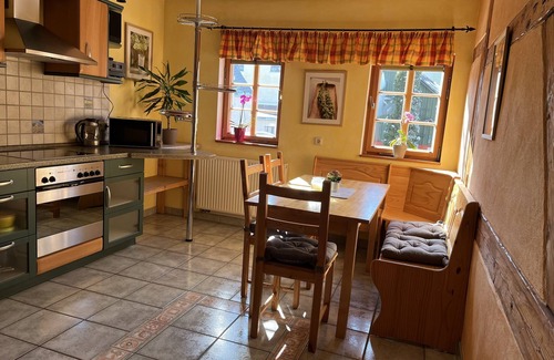 Großhartmannsdorf Apartment | Spacious Erzgebirge Apartment with Garden and Spa Amenities