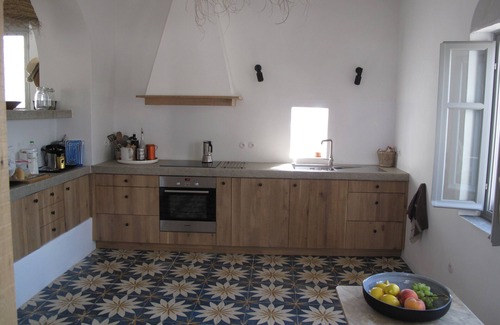 Apollonia House | Idyllic Village Home with Olive Garden and Sea Views