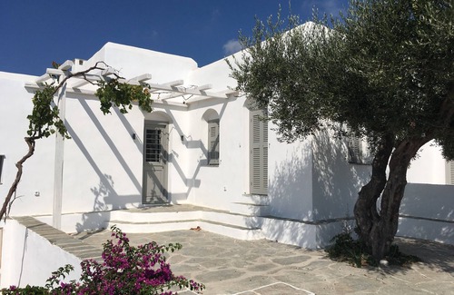 Apollonia House | Idyllic Village Home with Olive Garden and Sea Views